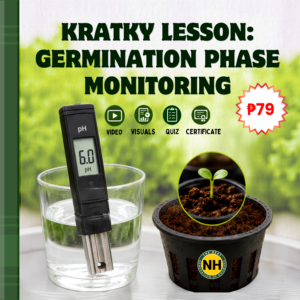 KRATKY LESSON: GERMINATION PHASE MONITORING & TESTING