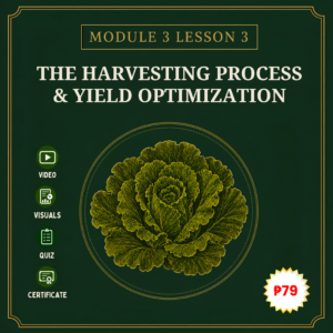 Module 3 (Kratky): The Harvesting Process